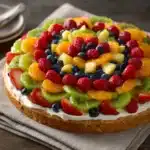 Colorful Delicious Fruit Pizza Recipe