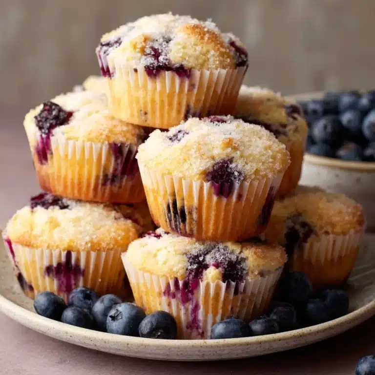 Vanilla Blueberry Protein Muffins Recipe