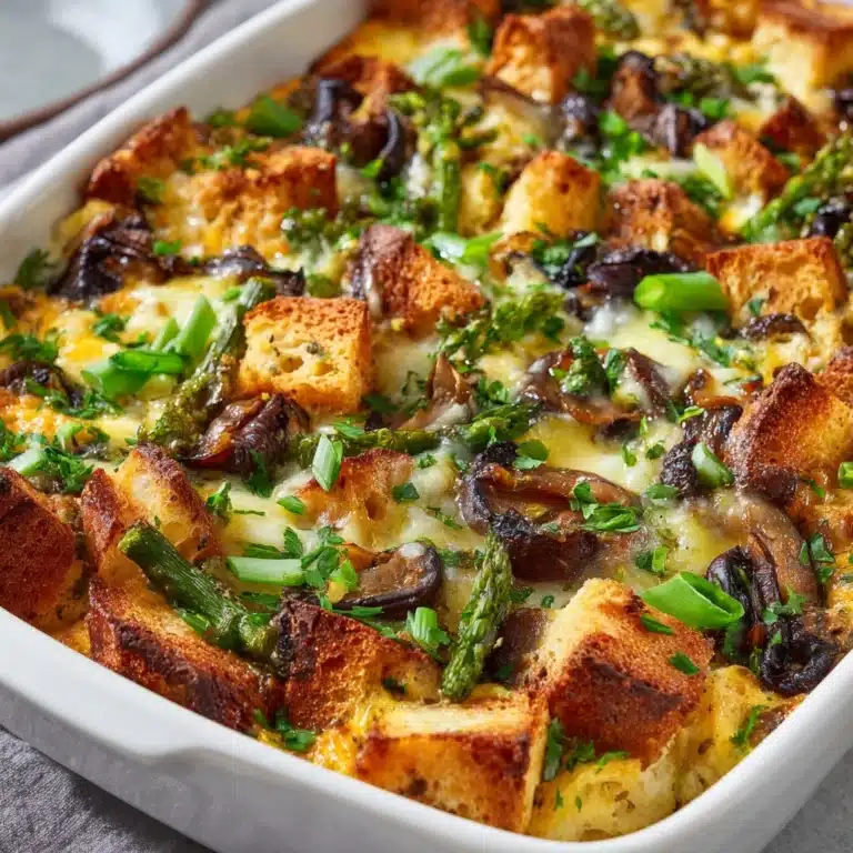 Asparagus Mushroom Strata Recipe