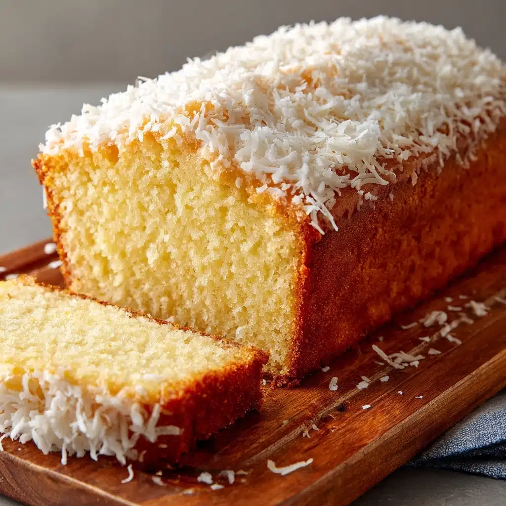 Easiest Coconut Loaf Cake Ever Recipe - Recipe Image