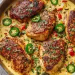 Creamy Pepperoncini Chicken Skillet Recipe