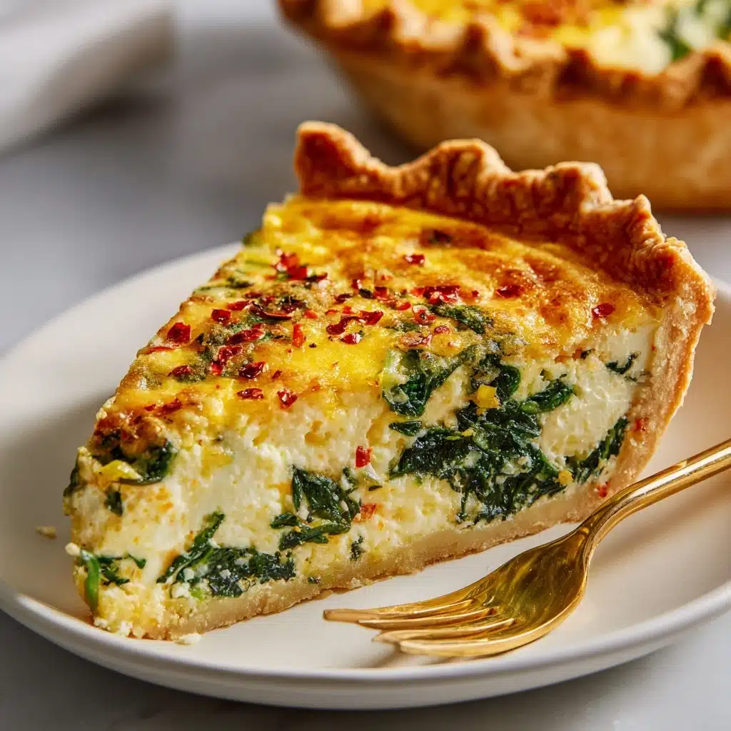 Spinach Artichoke Quiche Recipe - Recipe Image