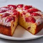 Strawberry Rhubarb Cake Recipe
