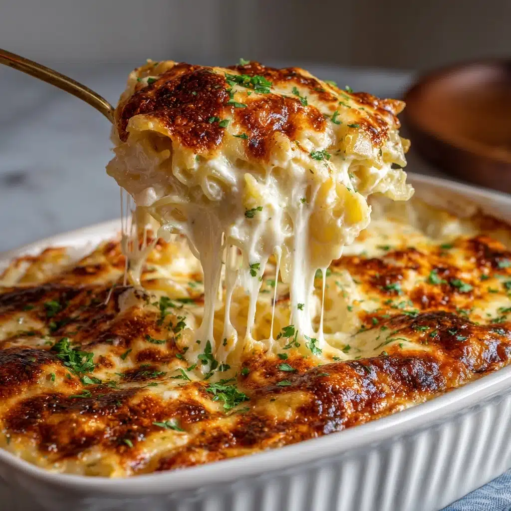 Creamy Onion Chicken Bake with Stuffing Recipe - Recipe Image