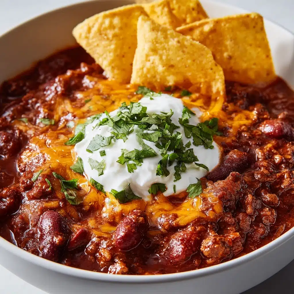 Hearty Slow Cooker All Meat Chili (No Beans) Recipe - Recipe Image