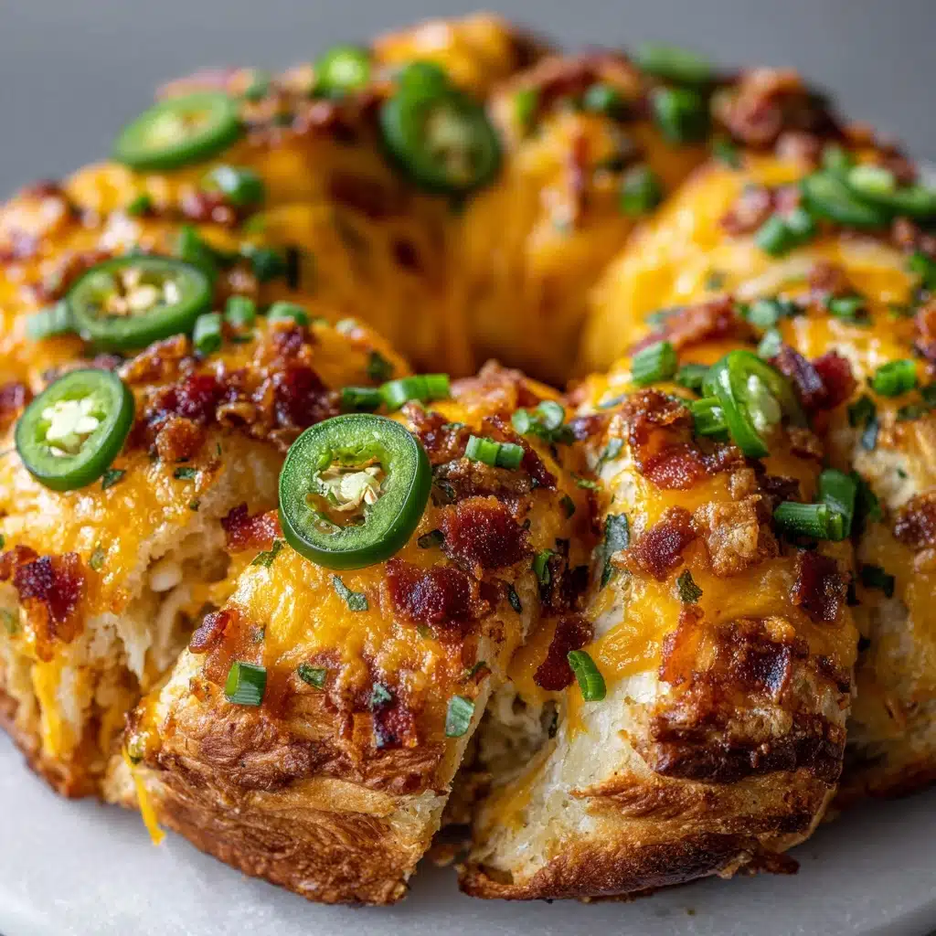 Jalapeño Popper Crescent Roll Ring Recipe