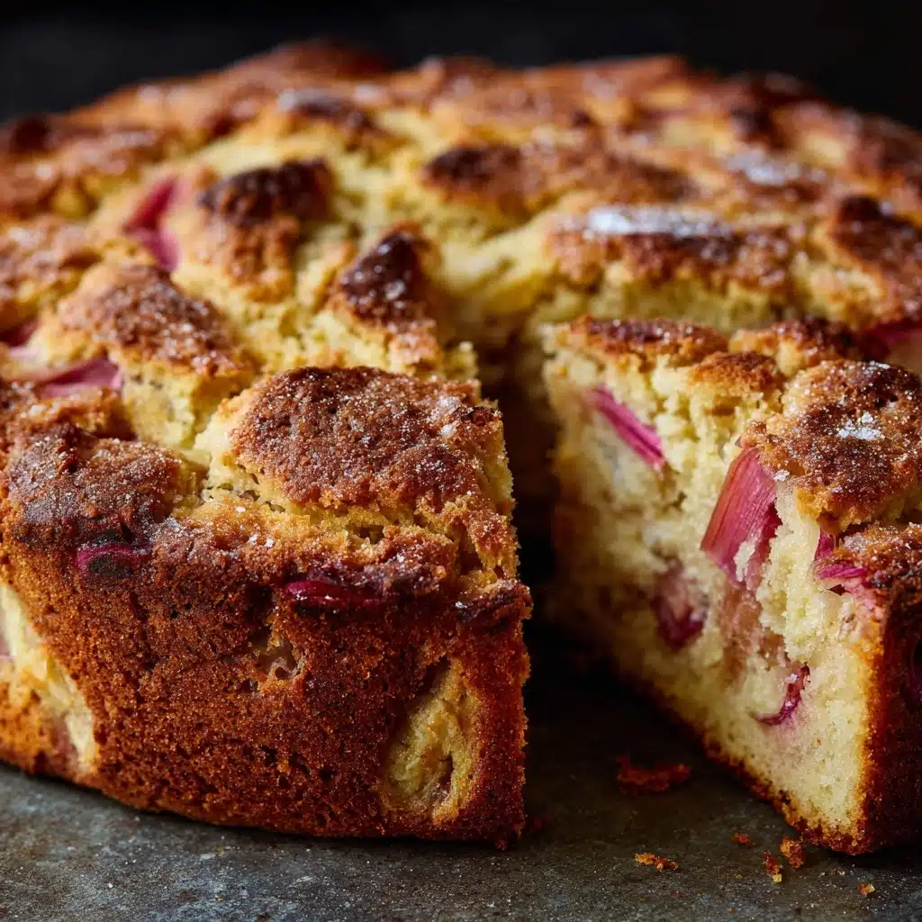 Norwegian Rhubarb Cake Recipe - Recipe Image