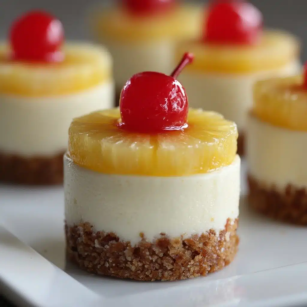 Mini Pineapple Upside-down Cheesecakes Recipe - Recipe Image