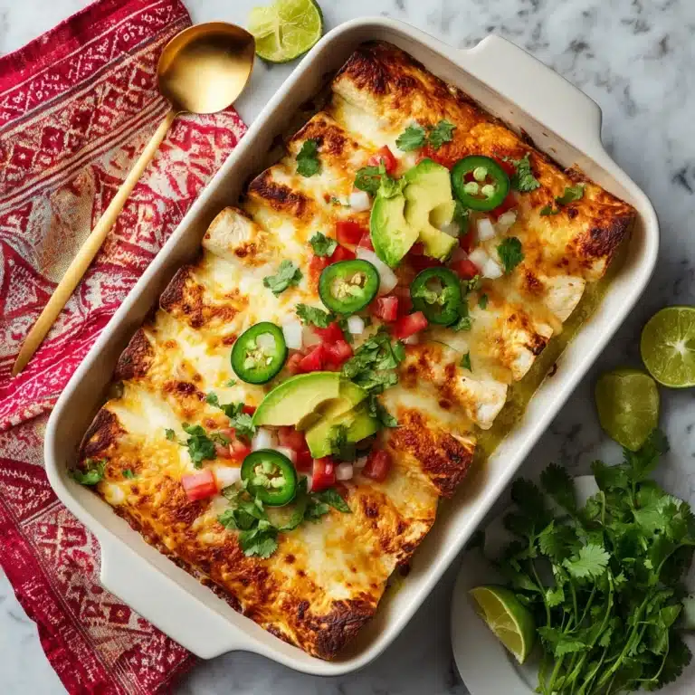 Easy Green Chicken Enchiladas Recipe