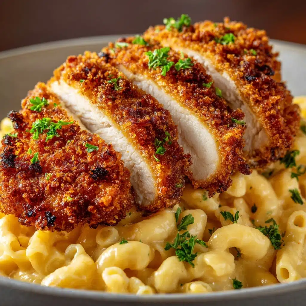 Southern Fried Chicken with Creamy Mac and Cheese Recipe - Recipe Image