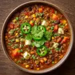 Three-Bean Sweet Potato Chili Recipe