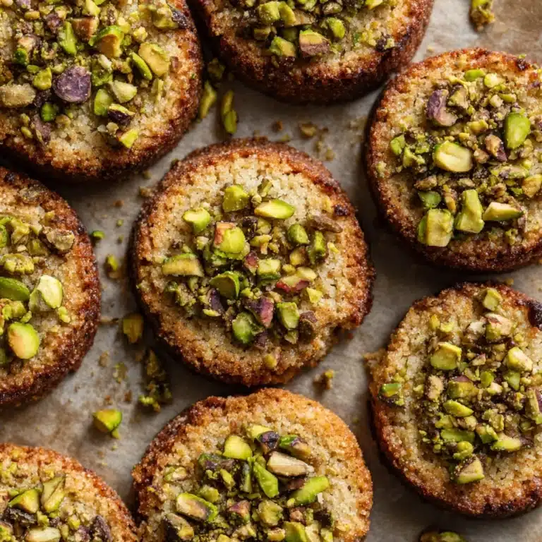 Pistachio Shortbread Cookies Recipe