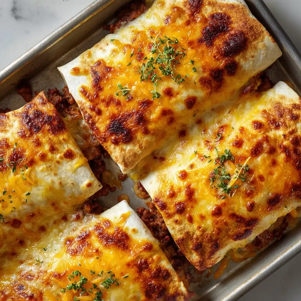 Loaded Cheesy Pocket Tacos Recipe - Recipe Image