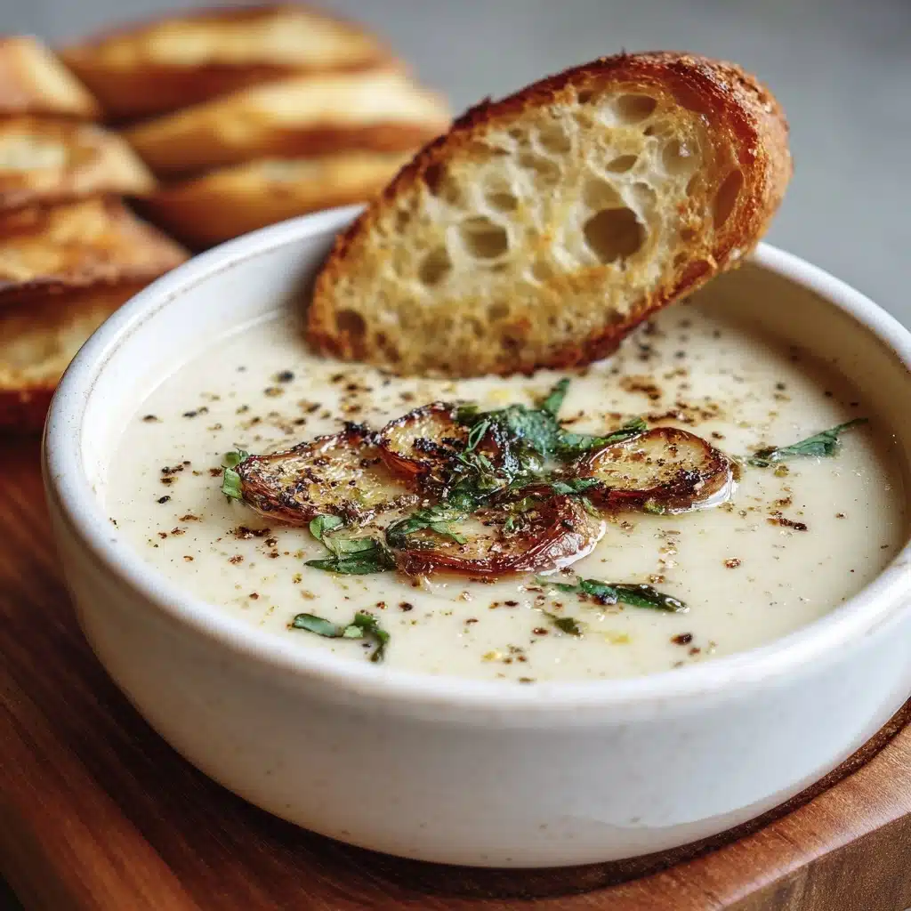 Country French Garlic Soup Recipe - Recipe Image