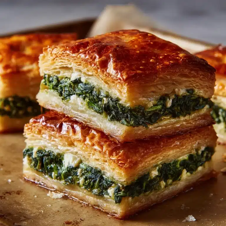 Spinach & Feta Puff Pastry Bites Recipe