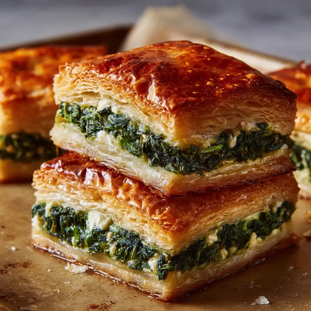 Spinach & Feta Puff Pastry Bites Recipe - Recipe Image