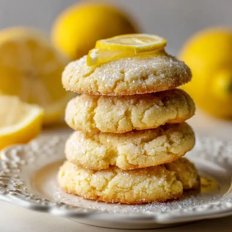 Lemon Sugar Cookies Recipe