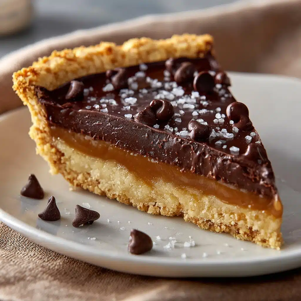 Chocolate Chip Salted Caramel Tart Recipe - Recipe Image