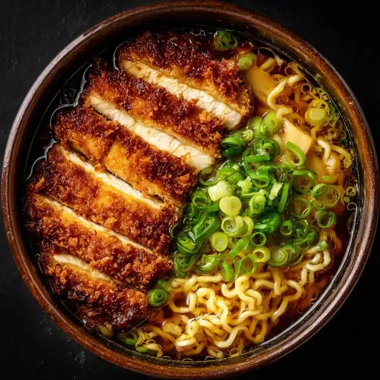 Miso Ramen with Chicken Katsu Recipe