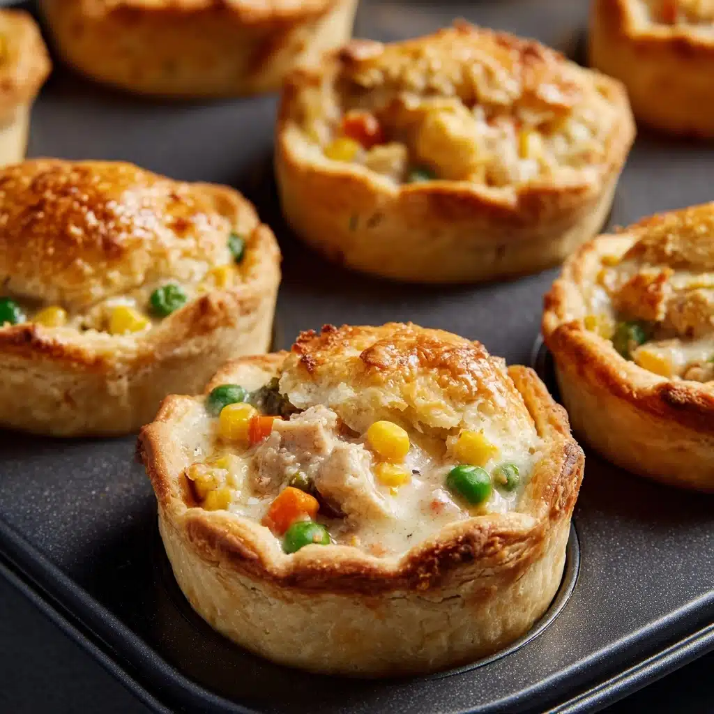 Muffin Tin Chicken Pot Pies Recipe - Recipe Image