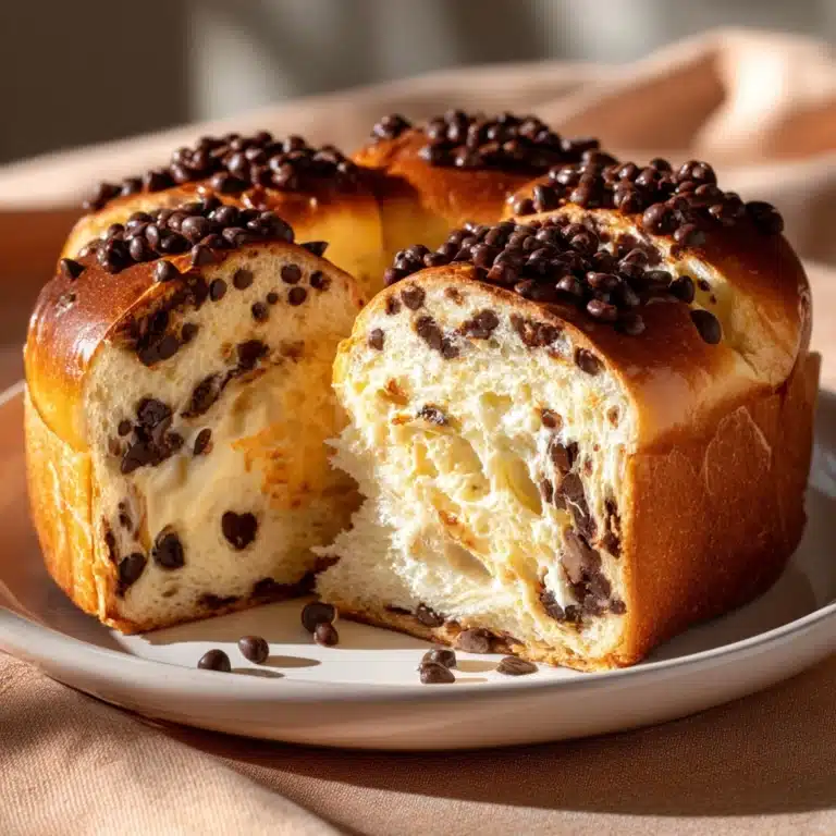 Chocolate Chip Vanilla Custard Brioches Recipe