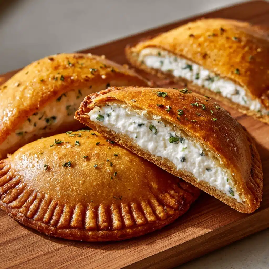 Chicken Alfredo Air Fryer Calzones Recipe - Recipe Image