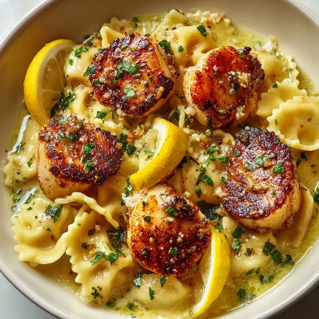 Lobster Ravioli with Lemon Butter Sauce Recipe - Recipe Image