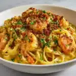 Creamy Chilli Garlic Prawn Pasta Recipe