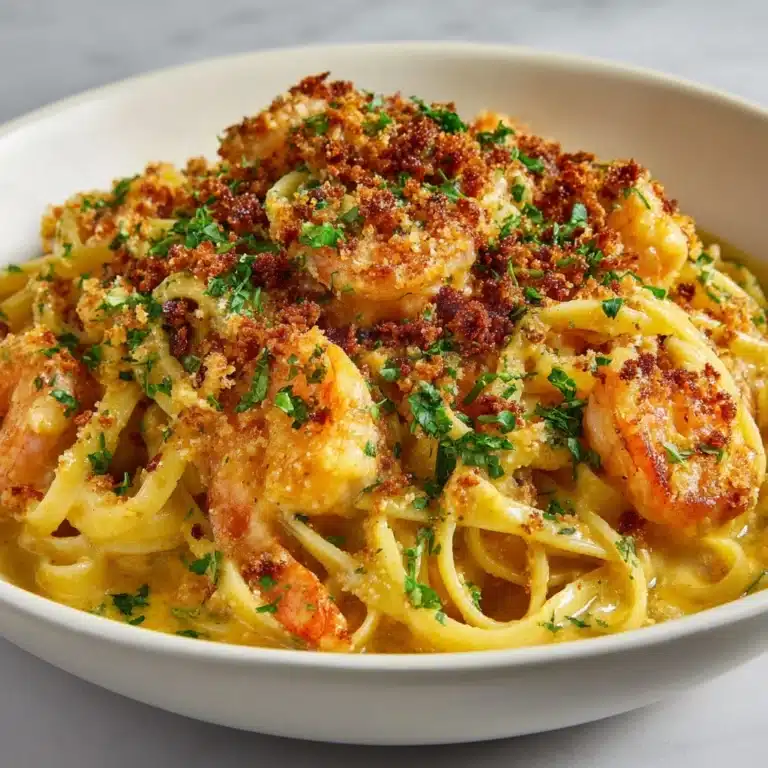 Creamy Chilli Garlic Prawn Pasta Recipe