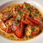 Creamy Spicy Lobster Pasta Recipe