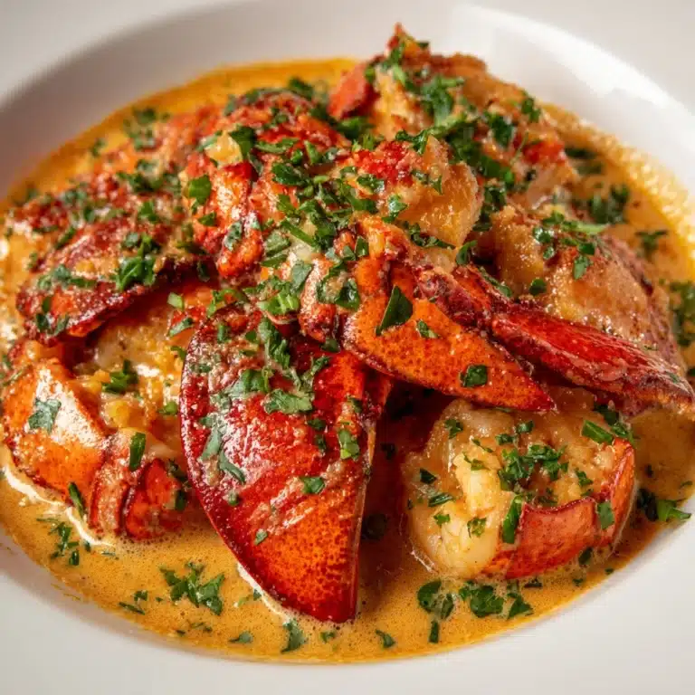 Creamy Spicy Lobster Pasta Recipe