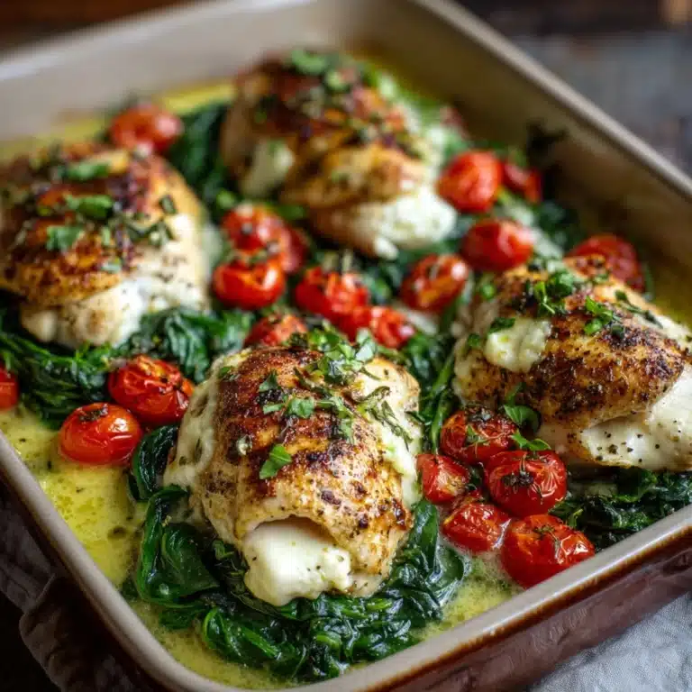 Low Carb Chicken with Spinach and Goat Cheese Recipe