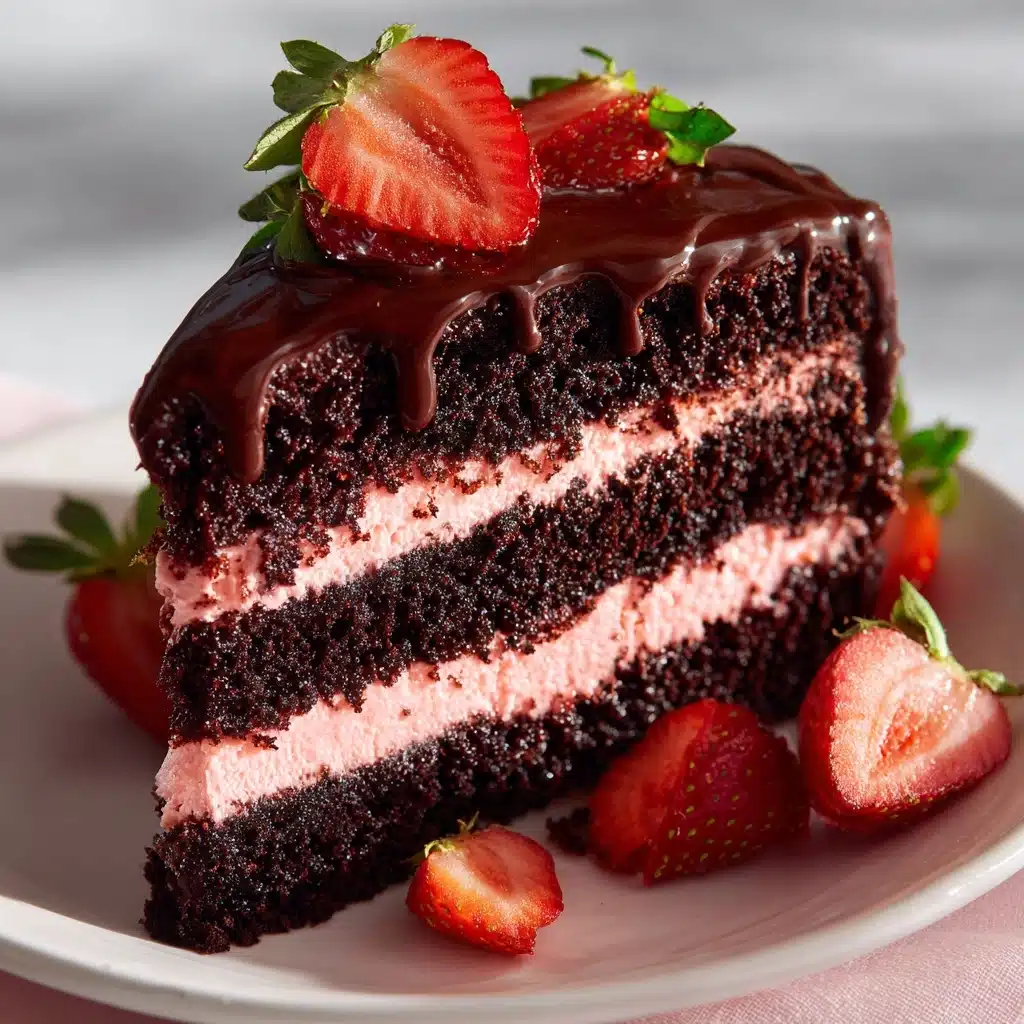 Strawberry Chocolate Cake Recipe