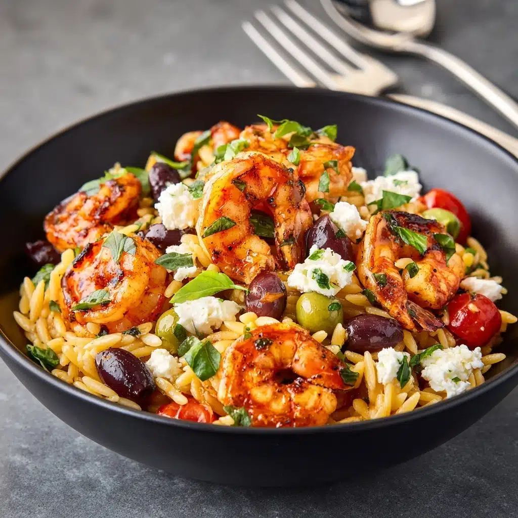 Shrimp Orzo Feta Recipe - Recipe Image