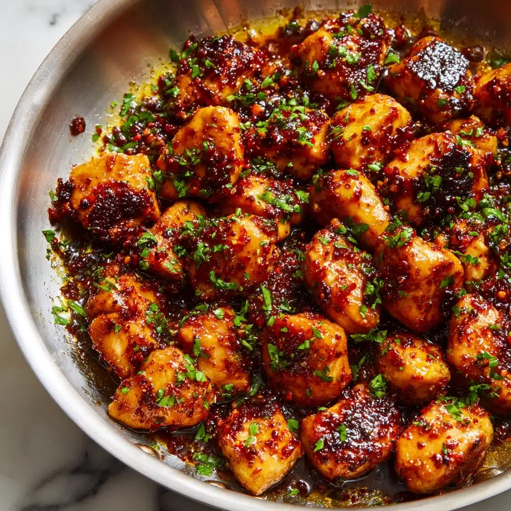 Easy Garlic Butter Chicken Bites Recipe - Recipe Image