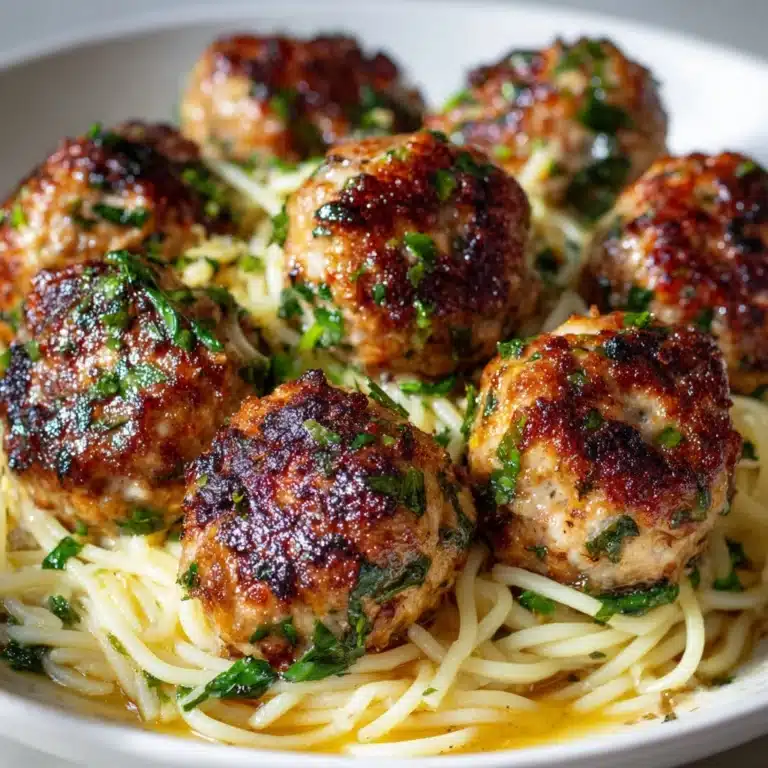 Chicken Ricotta Meatballs with Spinach Recipe