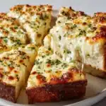 Baked Garlic Bread Dip Recipe