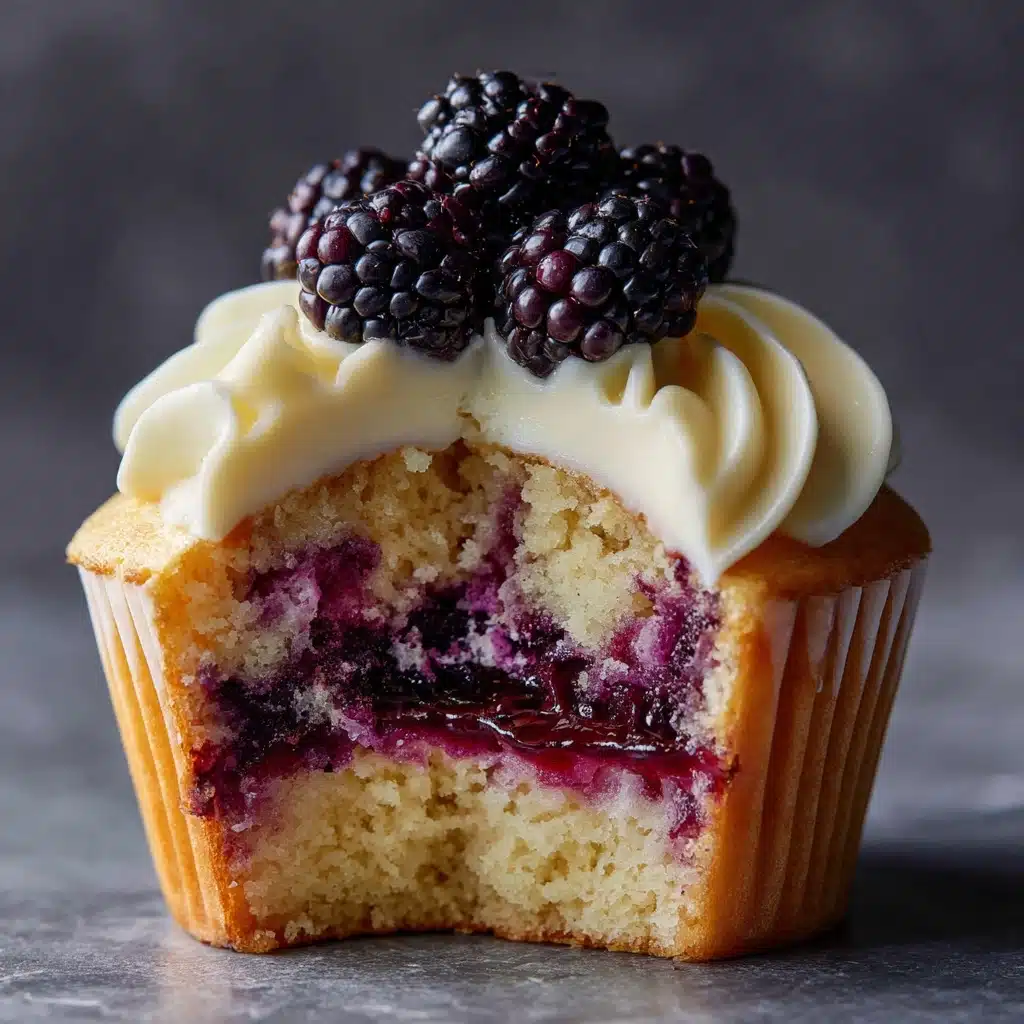 Blackberry Cheesecake Muffins Recipe - Recipe Image