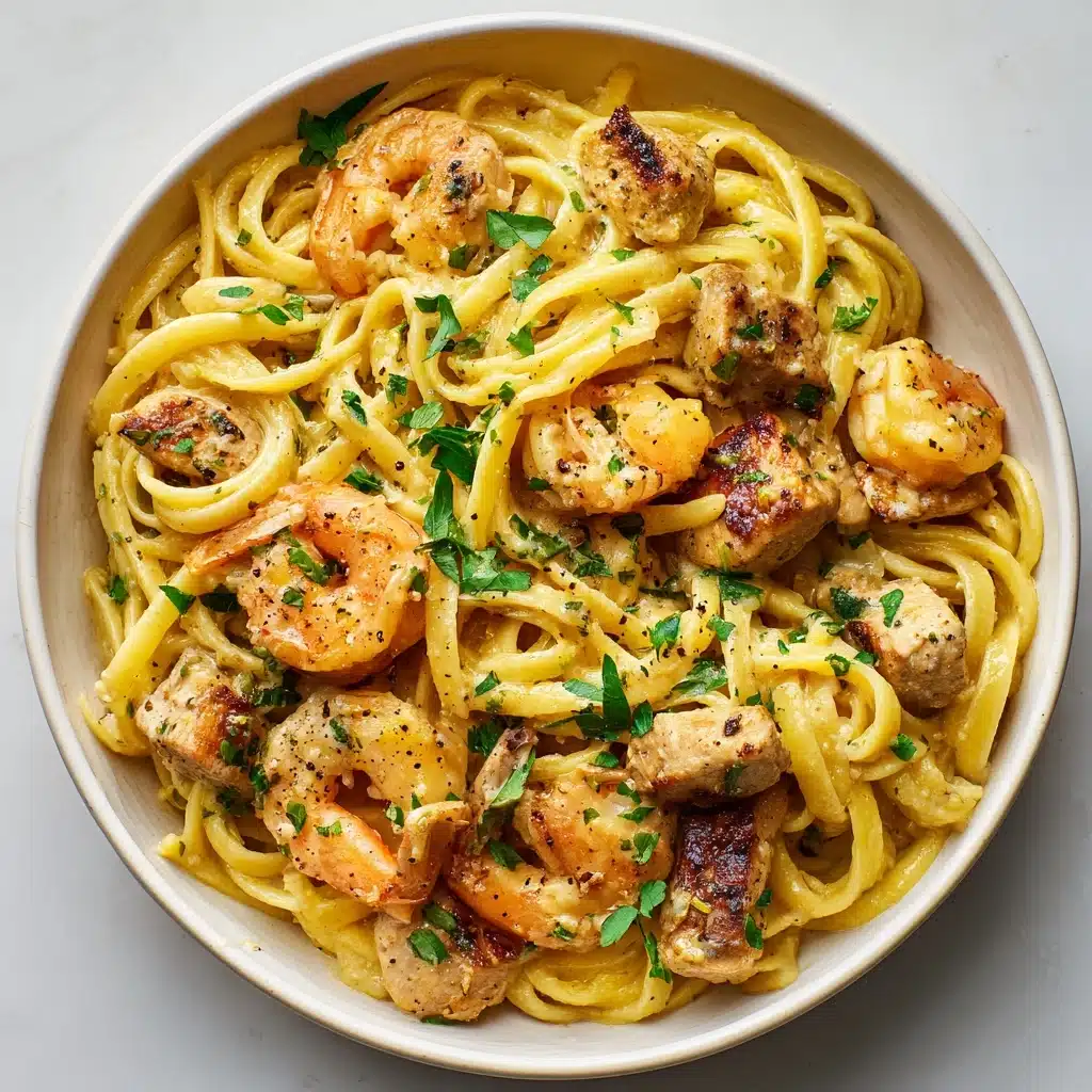 Cajun Chicken and Shrimp Pasta Recipe - Recipe Image