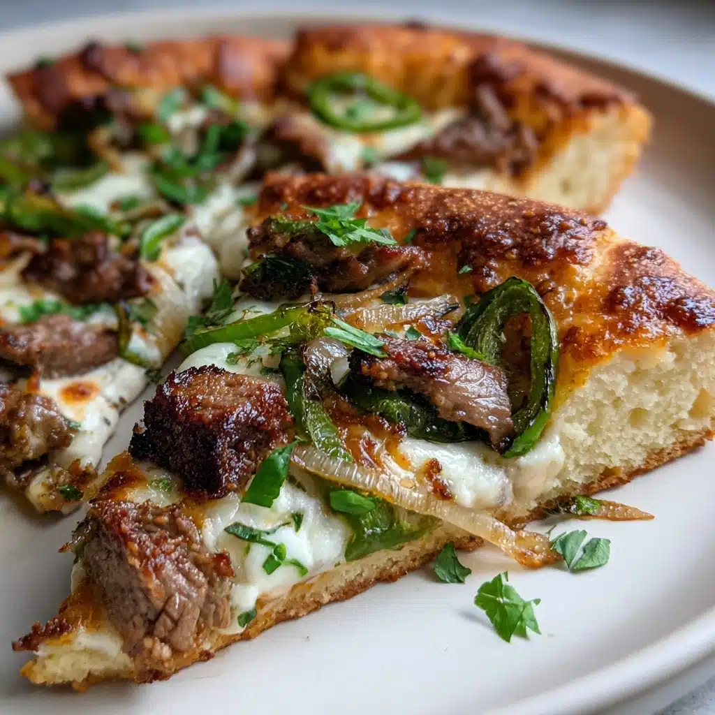 Philly Cheesesteak Cheesy Bread Recipe - Recipe Image