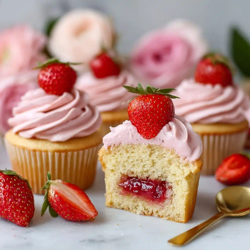 Strawberry Cupcakes Recipe - Recipe Image