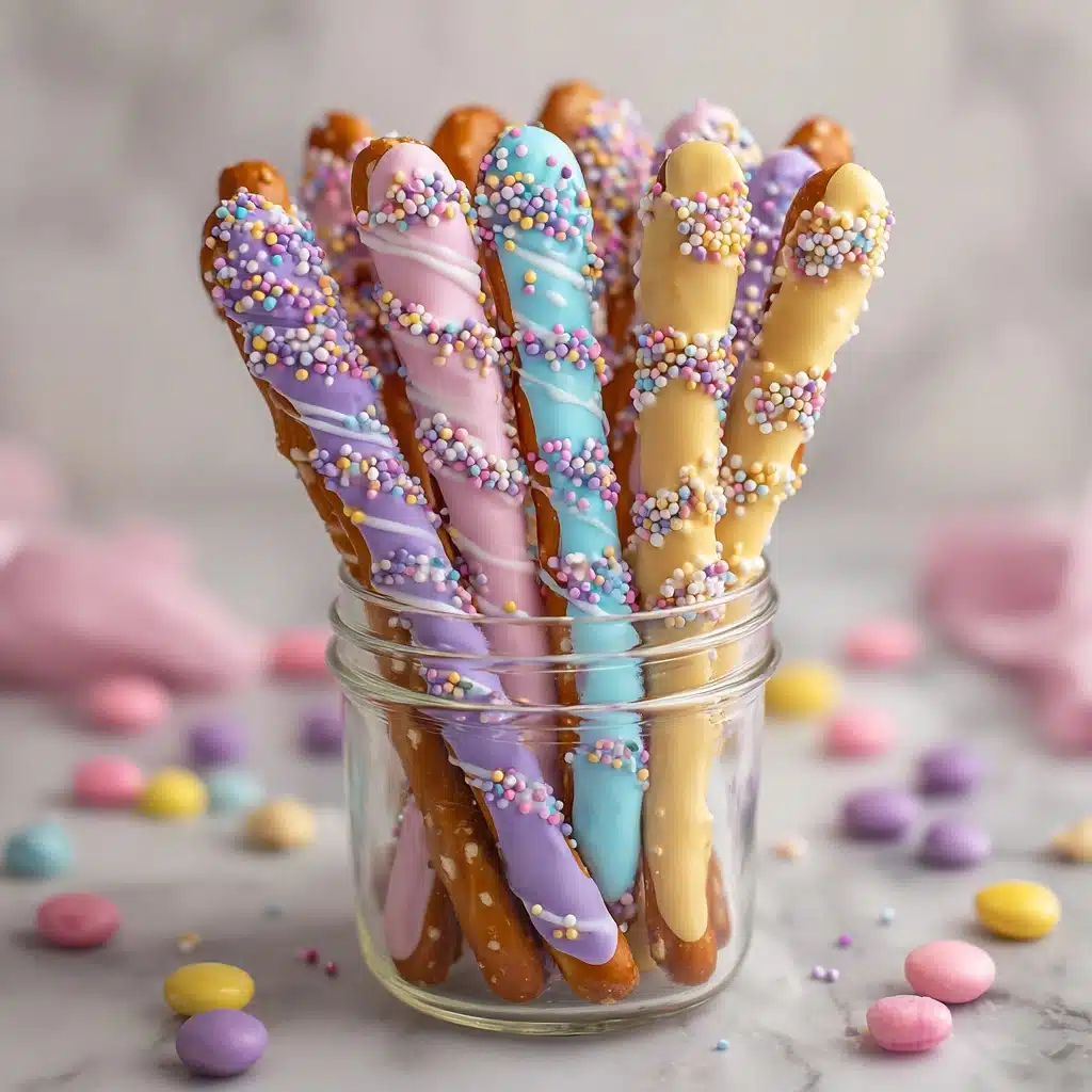 Easter Pretzel Rods Recipe - Recipe Image