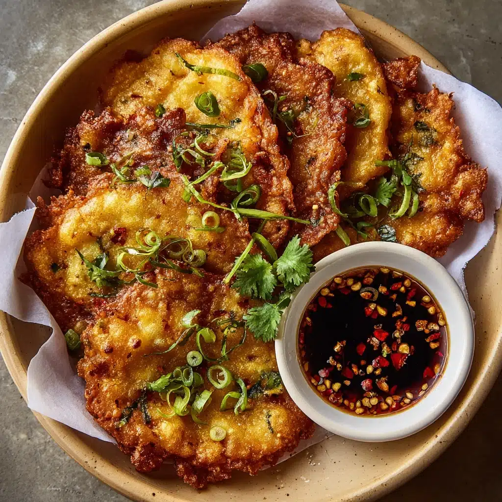 Onion and Feta Fritters with Sweet Chilli Soy Dipping Sauce Recipe
