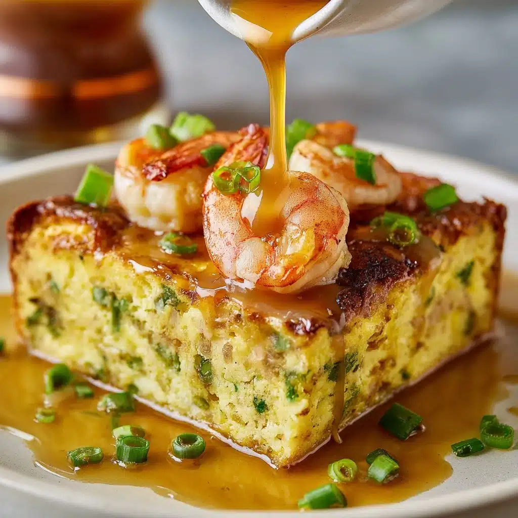 Shrimp and Scallion Grit Cups with Creamy Cheese Center Recipe - Recipe Image
