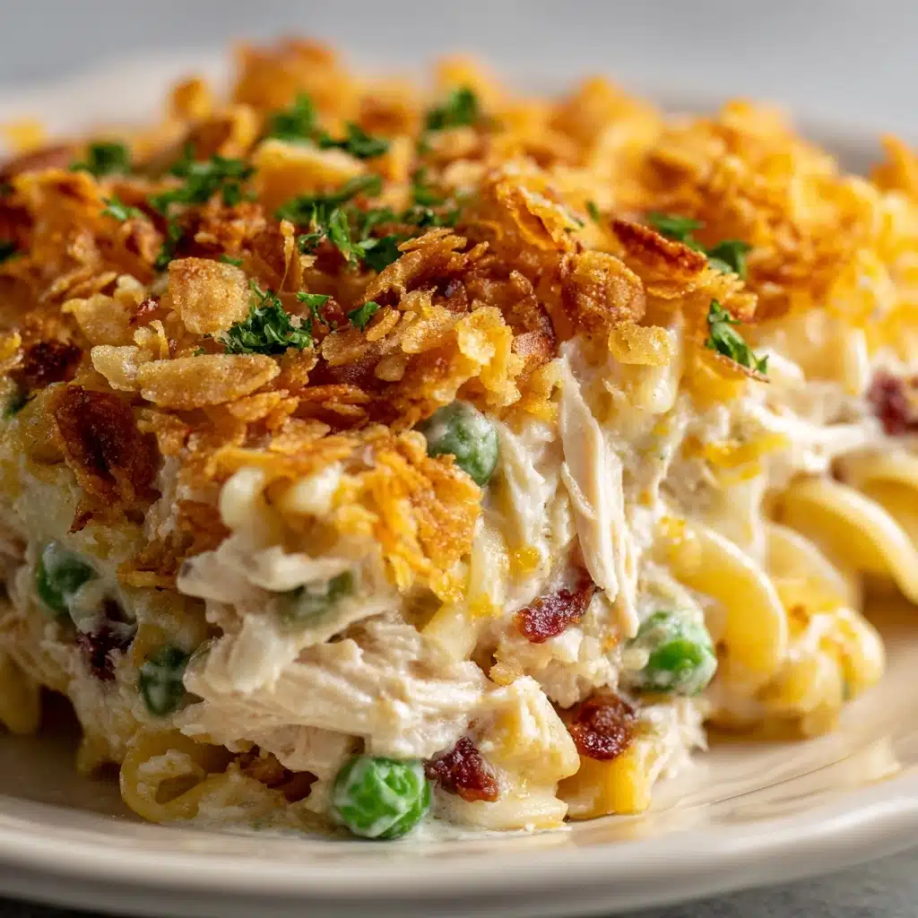Crispy Hot Chicken Salad Casserole Recipe