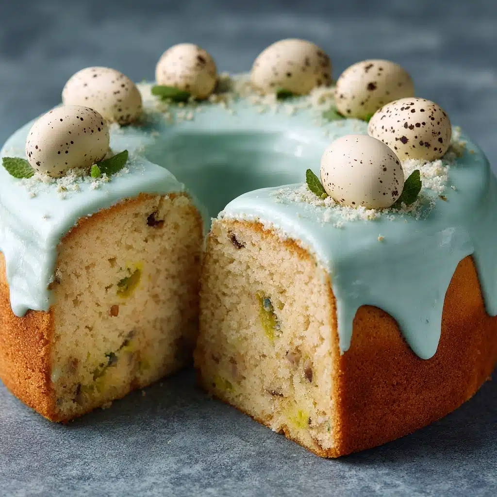 Speckled Robin’s Egg Cake Roll Recipe - Recipe Image