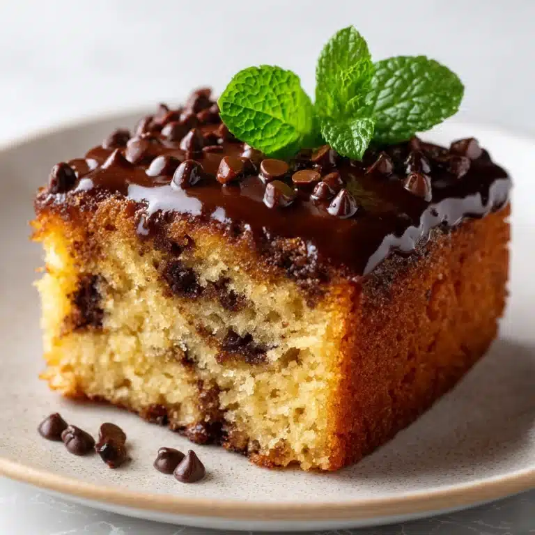 Chocolate Chip Banana Cake Recipe