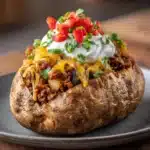 Taco Stuffed Baked Potatoes Recipe