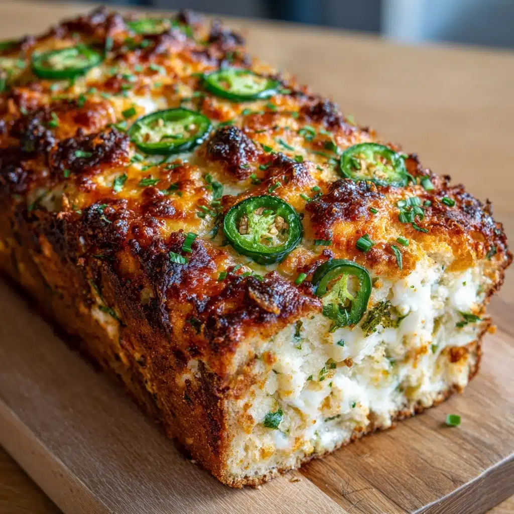 Jalapeño Popper Cheese Bread Recipe - Recipe Image