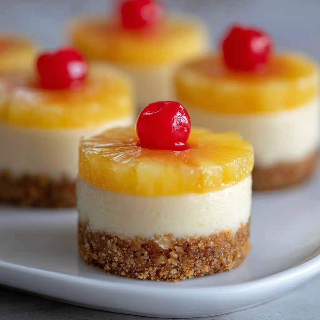 Mini Pineapple Upside-down Cheesecakes Recipe - Recipe Image